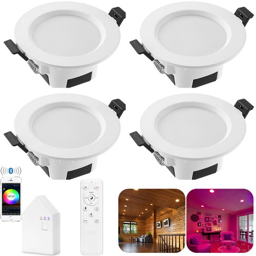 4pcs smart bluetooth rgb led - 4pcs,