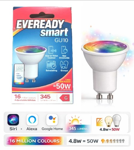 Eveready smart gu10 led - smart,