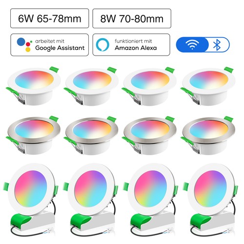 80mm smart led recessed - 65-80mm,