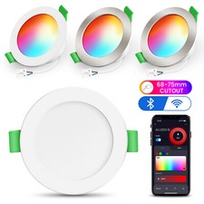 6W LED RBG Downlights Smart