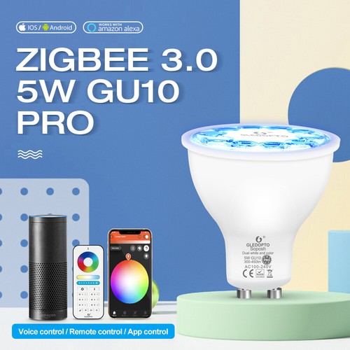 Zigbee gu10 rgb - zigbee, rgb+cct