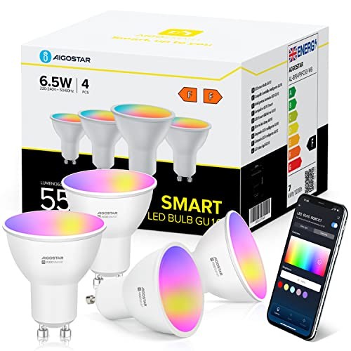Aigostar gu10 smart bulb - aigostar, 6.5w
