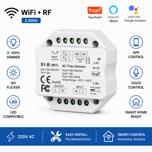 Tuya wifi triac dimmer - triac,