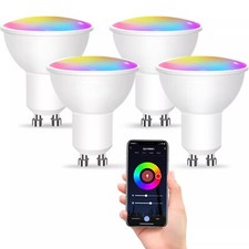 Wifi Smart Light Bulb 4pcs RGB